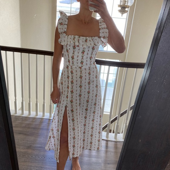 Reformation | Dresses | Reformation Amethyst Linen Dress Poppyseed Size 4 |  Poshmark